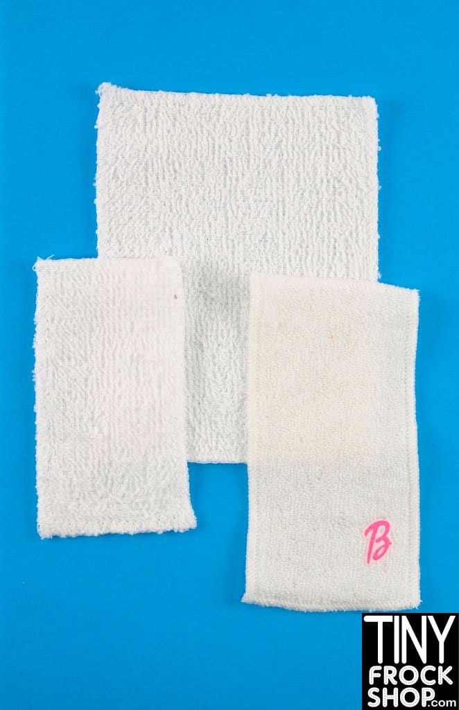 Barbie® Signature White Towel Sets