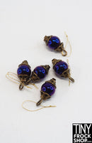 12" Fashion Doll Christmas Iridescent Glass Ornaments By Ash Decker - 2 Styles