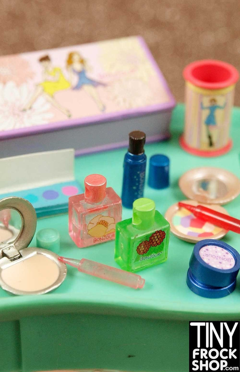 Barbie Re-Ment 12 Piece Bonjour Beauty Cosmetic Set - Tiny Frock Shop