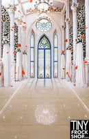 CM-6562 Photography Backdrop Floral Church - Standard - TinyFrockShop.com