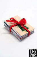 12" Fashion Doll Christmas Holiday Cards Set of 10 - 2 Styles