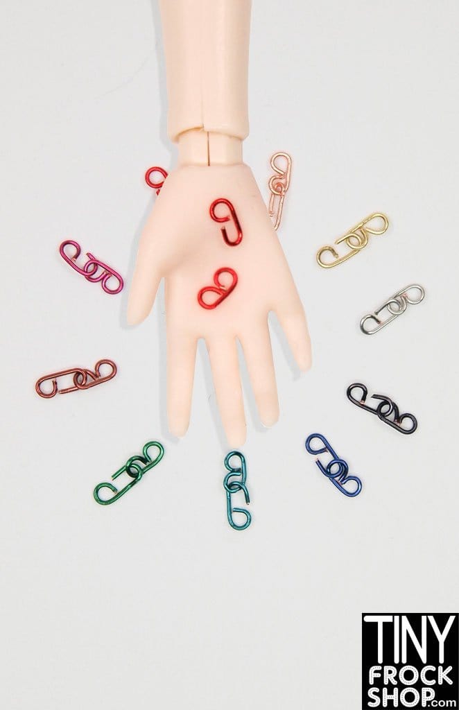 Barbie Color Metal Mini Jewelry Clasps 26 Gauge by Ash Decker Set Of 2 - TinyFrockShop.com
