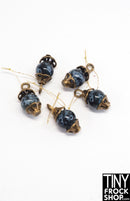 12" Fashion Doll Christmas Cracked Glass Ornaments  By Ash Decker - 3 Styles