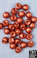 5mm - Czech Glass Mini Round Buttons - Set of 6! - Tiny Frock Shop