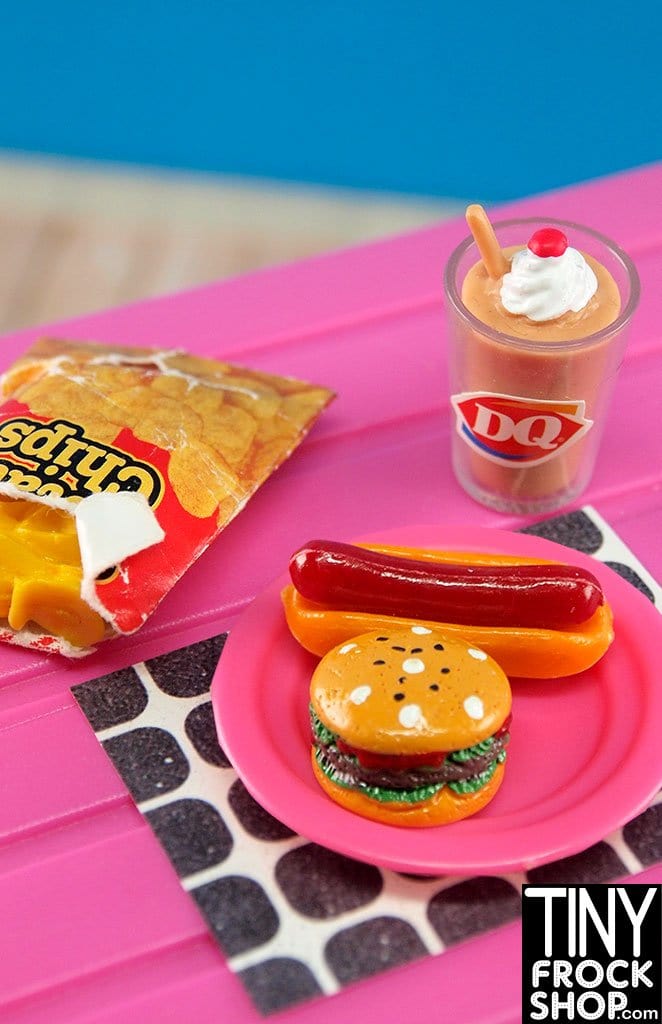 12" Fashion Doll DQ Fast Food Goodies Set