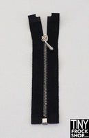 Size 0 - 12" Fashion Doll 3" High Quality Tiny Open End Metal Teeth Doll Zippers
