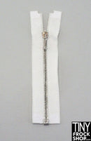 Size 0 - 12" Fashion Doll 3" High Quality Tiny Open End Metal Teeth Doll Zippers