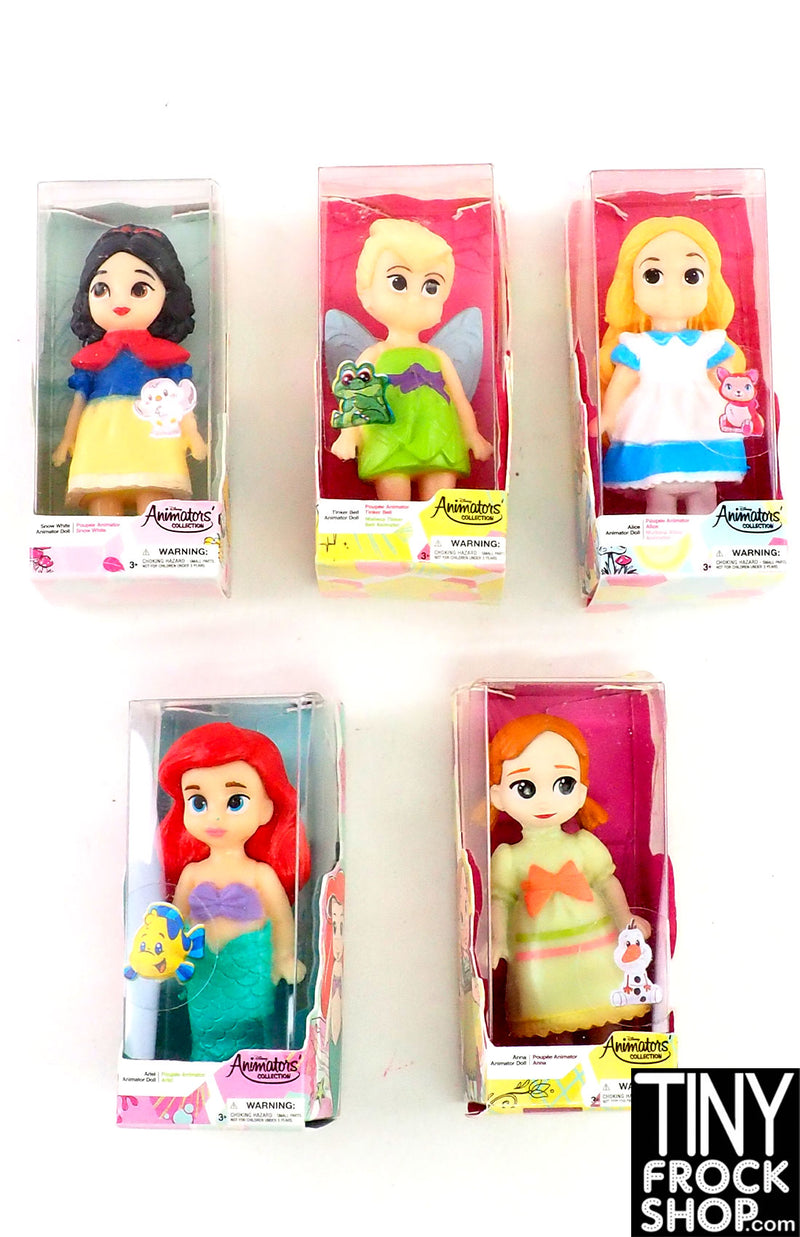 Disney Animators' Collection Mini Doll Gift Set of 13 Dolls Each is 5'' Tall