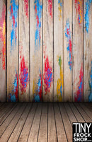 F-092  Photography Backdrop Paint Splattered Wall - Standard - - TinyFrockShop.com
