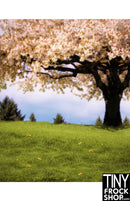 F-1289 Photography Background - Flowering Tree - TinyFrockShop.com