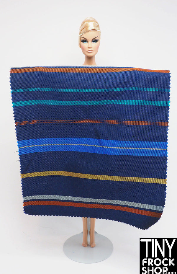 12" Fashion Doll Stripe Lining Fabric - More Styles