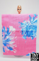 12" Fashion Doll F0015 Cabbage Flower Fabric