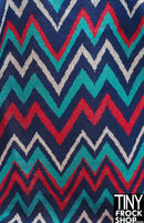 12" Fashion Doll Zig Zag Knit Fabric - More Styles