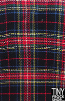 12" Fashion Doll Bold Plaid Fabric - More Colors