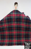 12" Fashion Doll Bold Plaid Fabric - More Colors