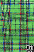 12" Fashion Doll Bold Plaid Fabric - More Colors