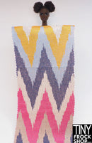 12" Fashion Doll Zig Zag Knit Fabric - More Styles