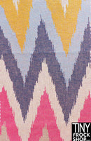 12" Fashion Doll Zig Zag Knit Fabric - More Styles