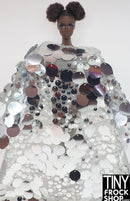 12" Fashion Doll F0195 Large Sequin Fabric