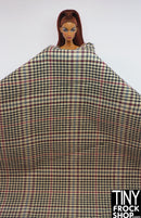 12" Fashion Doll Glen Plaid Fabric - More Styles