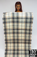 12" Fashion Doll Bold Plaid Fabric - More Colors