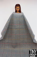 12" Fashion Doll Glen Plaid Fabric - More Styles