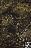 12" Fashion Doll Paisley Brocade Fabric - More Styles