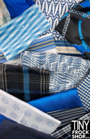 12" Fashion Doll Fabric Pack Assortment - Blues