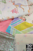 12" Fashion Doll Fabric Pack Assortment - Pastels