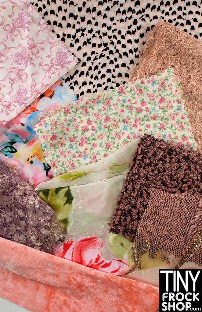 12" Fashion Doll Fabric Pack Assortment - Pink Hues