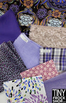 12" Fashion Doll Fabric Pack Assortment - Purples