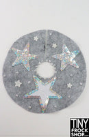 12" Fashion Doll Grey Christmas Tree Skirts by Dress that Doll