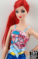12" Fashion Doll HK Bow Cami - Tiny Frock Shop