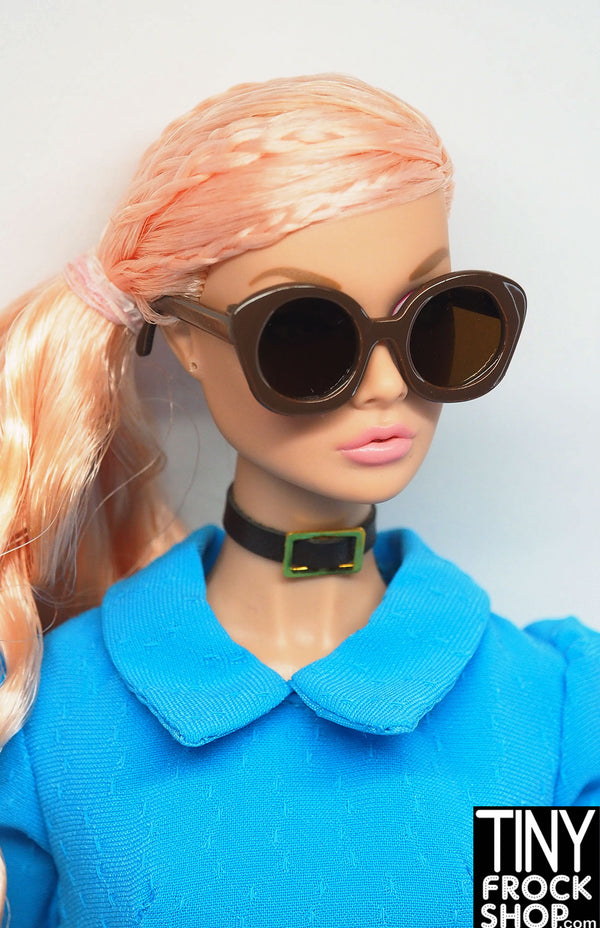Fashion Doll Cat Eye Sunglasses in Tortoise Shell - Vixen by Micheline Pitt
