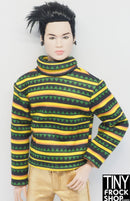 Integrity Poppy Parker Loves Mystery Date Ski Bellamy Blue Retro Stripe Top