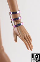 12" Fashion Doll Iridescent Decorative Cuff Bracelets