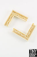 12" Fashion Doll Diorama Board L Brackets Set of 2