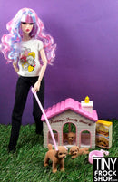 Pet Doggy Princhan Pudding Family House - NIP