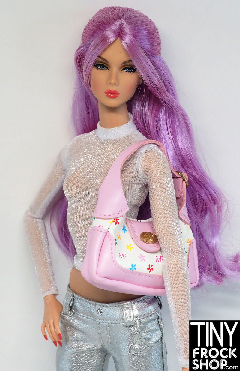 Zuru Mini Brands Fashion WHITE PINK MF Purse Shoulder Bag 1:6 Doll