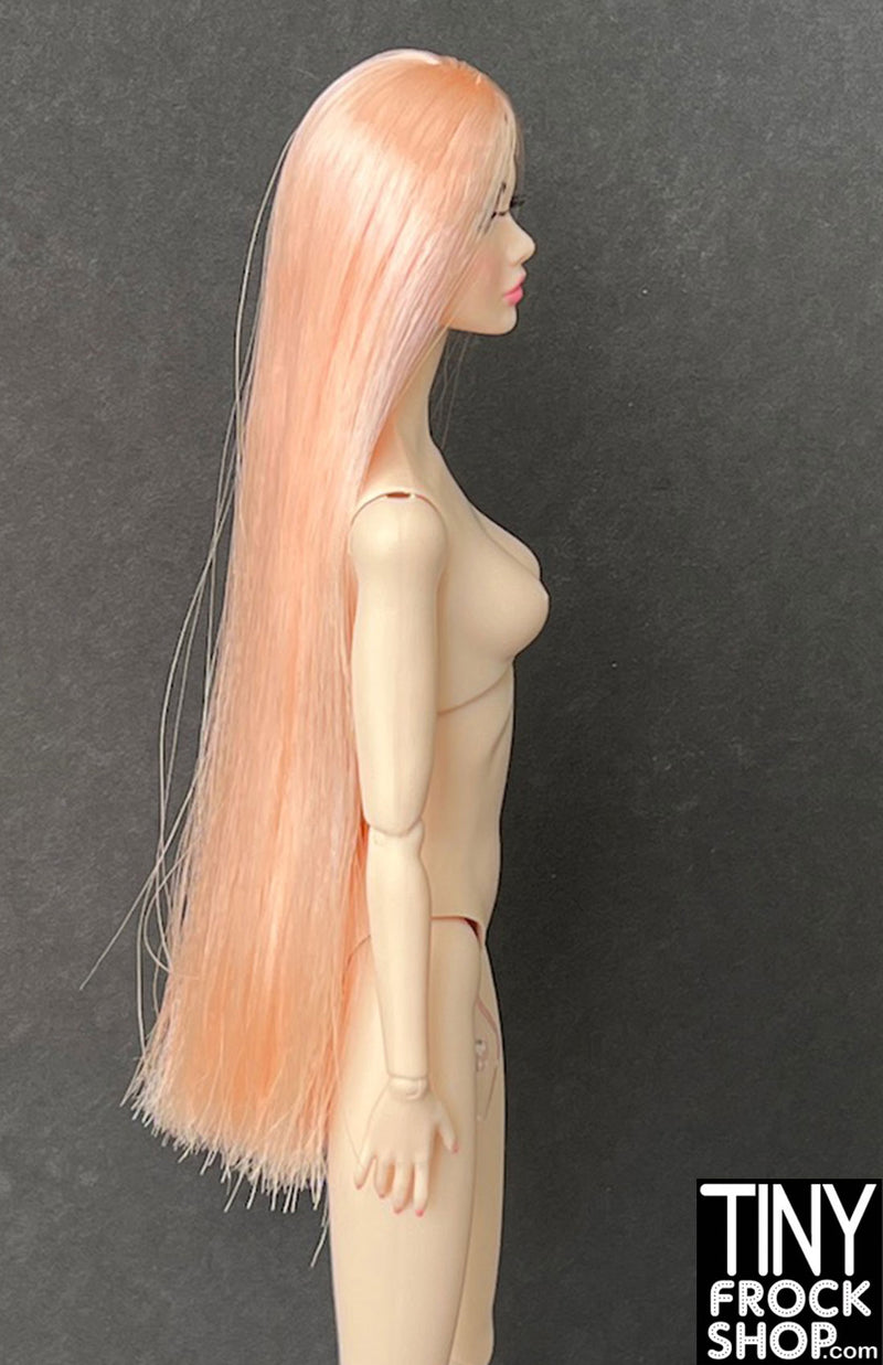 Custom Reroot Long Middle Part on Your Doll By Customfashiondolls
