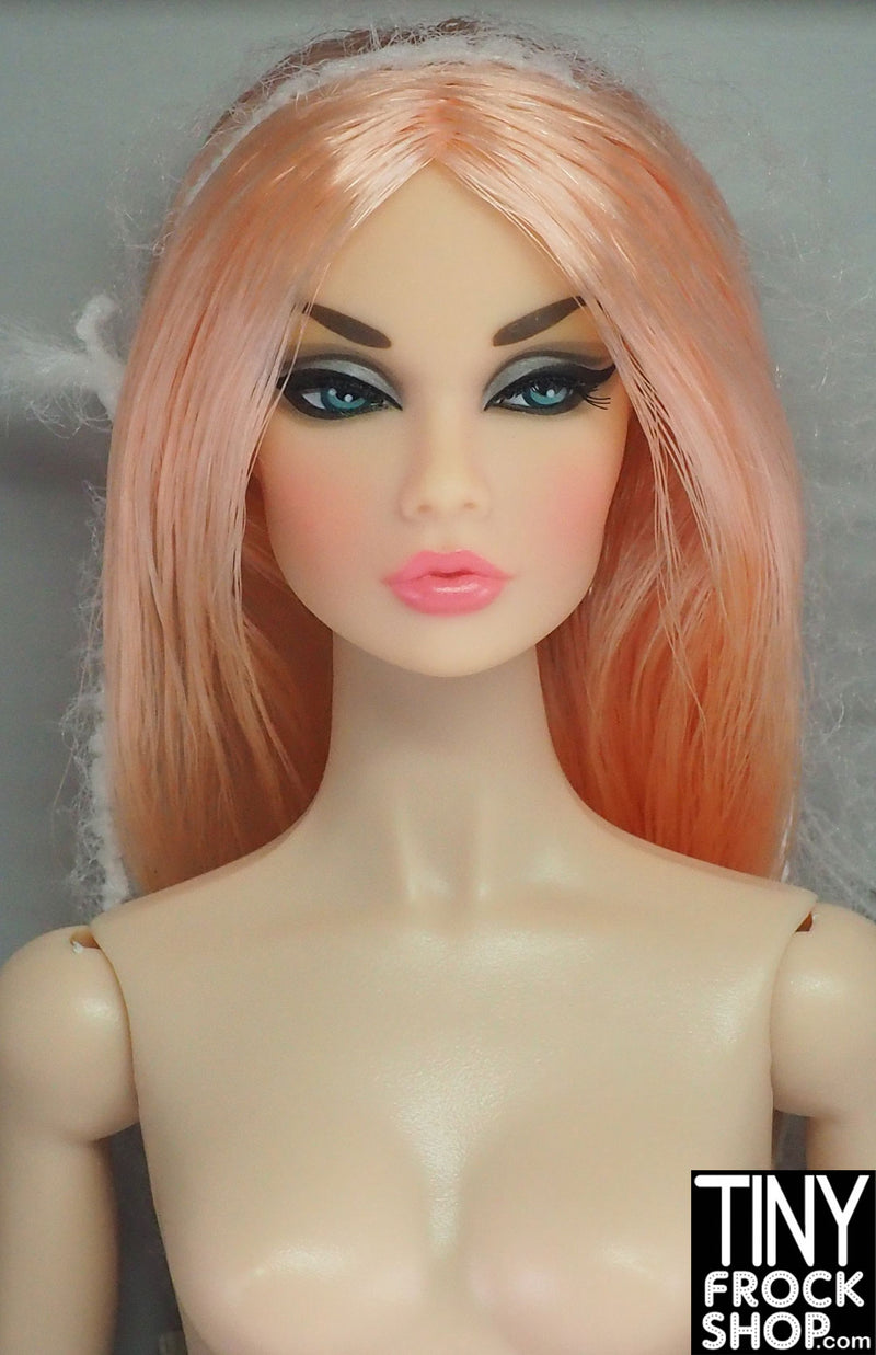 Cotton Candy Dark Pink Wool Doll Hair Doll Making Supplies 