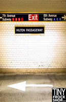 S-1116 Photography Background - Standard - N. Y. Subway - TinyFrockShop.com