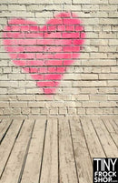 S-2568 Photography Background - Wide - Lonely Heart - TinyFrockShop.com