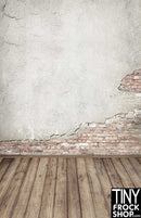 S-2602 Photography Backdrop - Standard - Crumbling Wall - TinyFrockShop.com