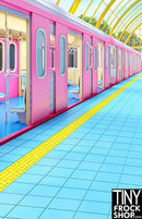 S-3240 Photography Backdrop - Wide - Cutie Japan Train - TinyFrockShop.com