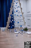 ST-557 Barbie Photography Background - Standard -Hanukkah Decor - TinyFrockShop.com