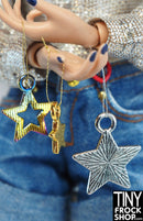 12" Fashion Doll Christmas Stars and Bells Ornaments By Ash Decker - 3 Styles