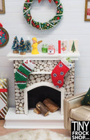 12" Fashion Doll Green Christmas Stockings By Ash Decker - 6 Styles