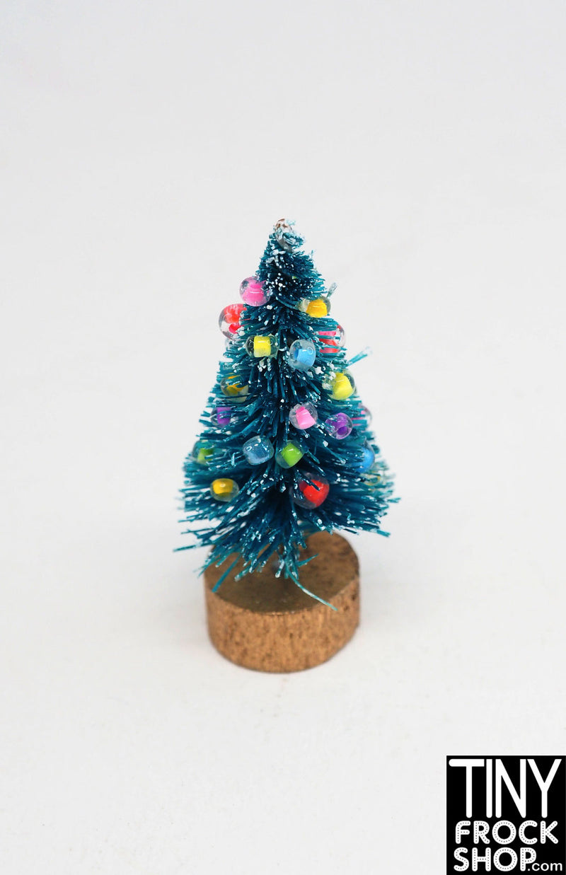 12" Fashion Doll Mini Rainbow Beaded Christmas Trees By Ash Decker - 3 Styles