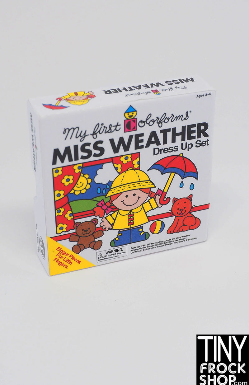 Super Impulse Worlds Smallest Miss Weather Colorforms Kit